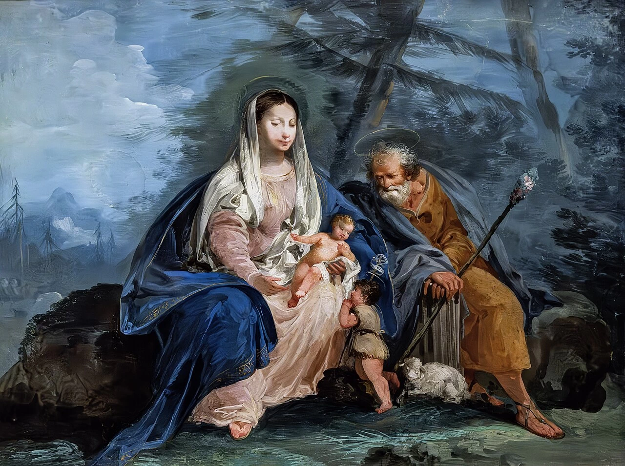 Sacra Famiglia - Pinacoteca Egidio Martin, Museo del settecento veneziano